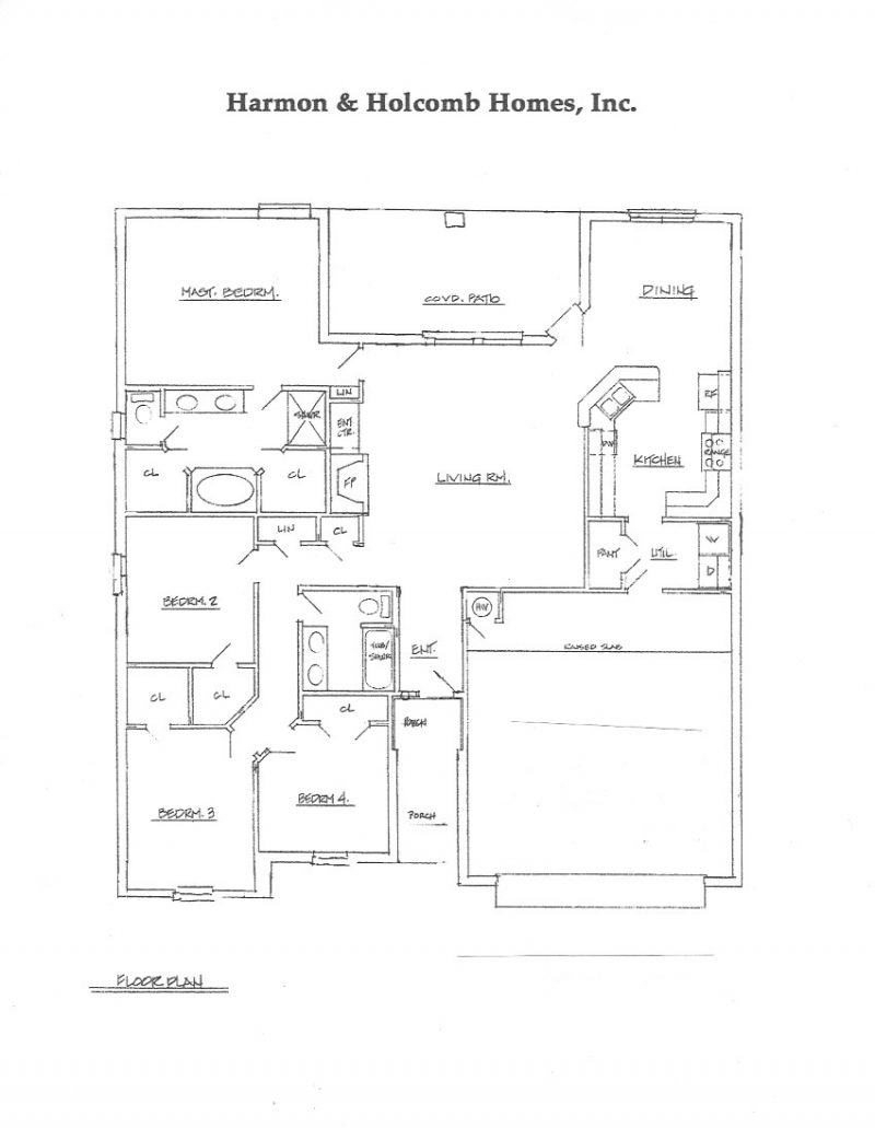 Floorplans « Harmon and Homes