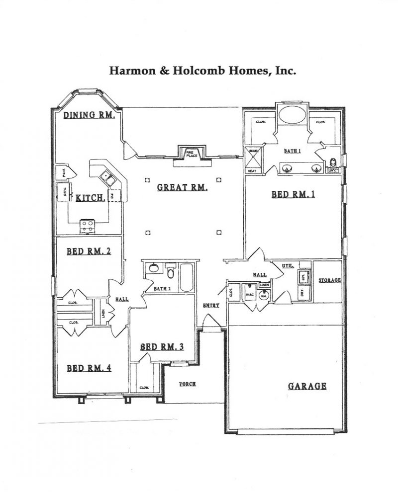 Floorplans « Harmon and Homes
